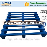 4 way Factory Price 2000KG 1.2mx0.8m Steel Pallet for racking